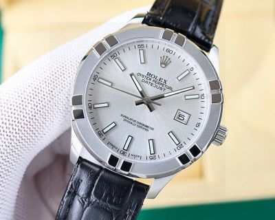 Rolex Datejust 9015 Movement 40mm 316L Steel Waterproof 100m White/Black Face/Bezel Men Watch